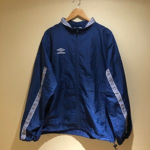 Vintage Blue Umbro Windbreaker